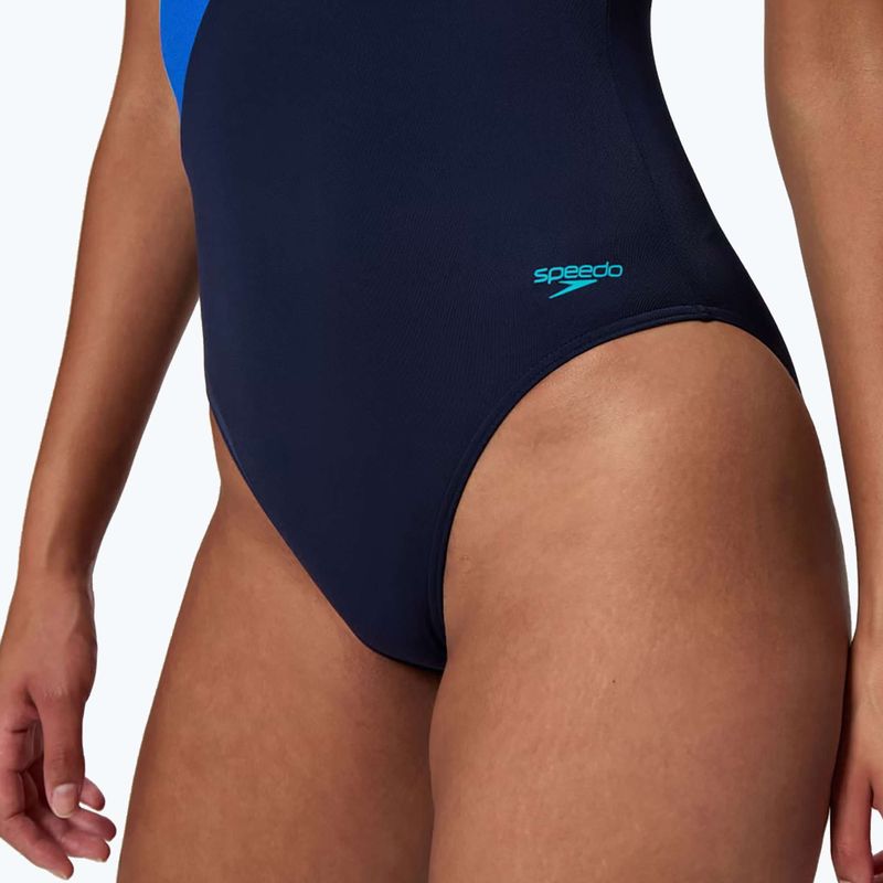 Купальник суцільний жіночий Speedo Hyperboom Butterfly Back peacoat/deep sapphire 5