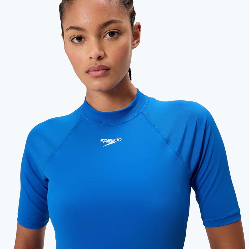 Футболка для плавання жіноча Speedo Endurance+ Rash Guard turkish sea 4