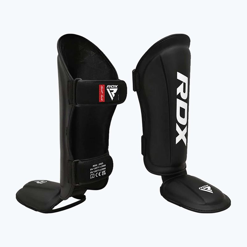 Захист гомілок та стоп RDX T1 Shin Instep Guards black 2