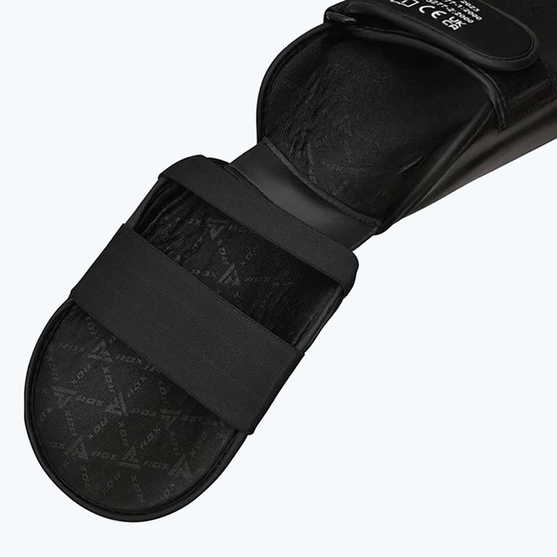 Захист гомілок та стоп RDX T1 Shin Instep Guards black 8