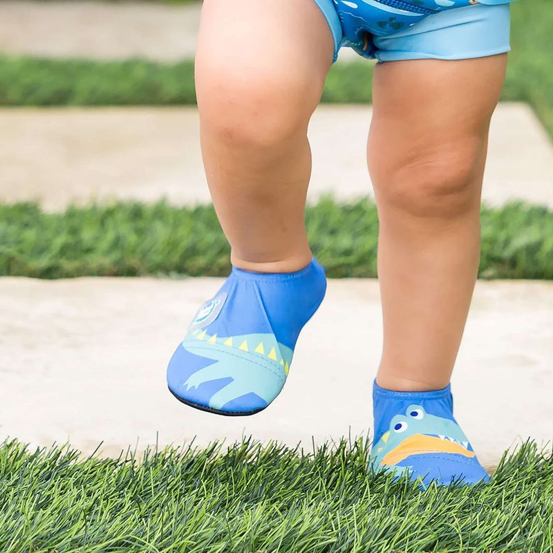 Дитяче взуття для води Splash About Splash Shoes crocodile swamp 13