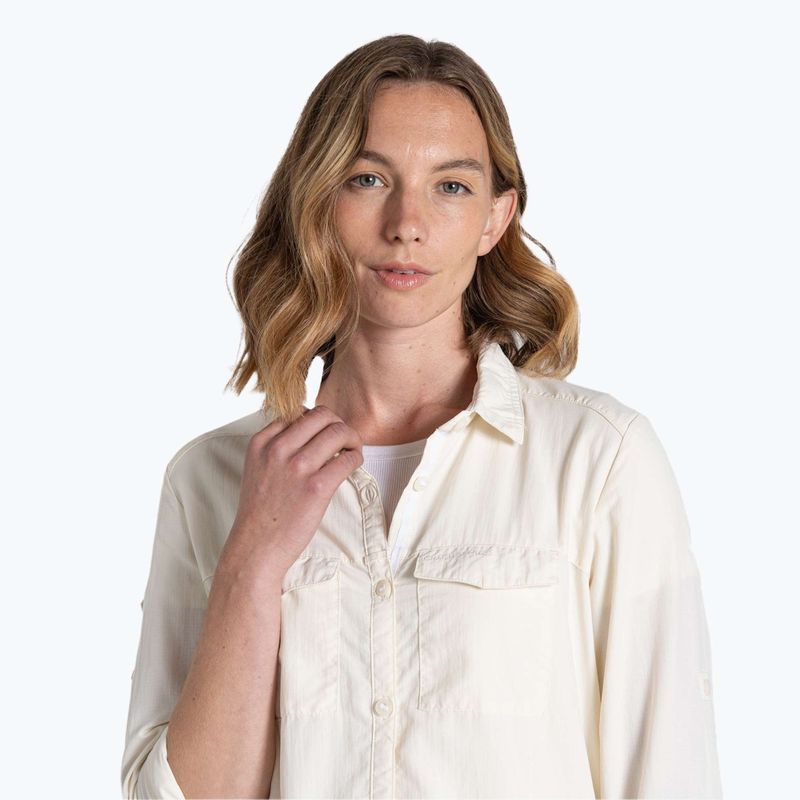 Сорочка трекінгова жіноча Craghoppers NosiLife Adventure Long Sleeved Shirt III sea salt 4