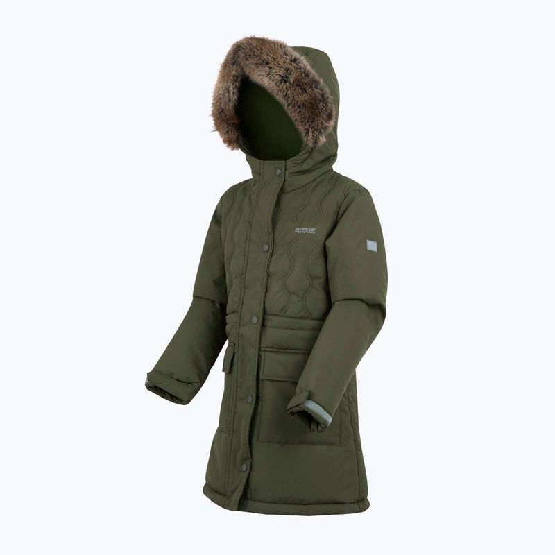 Пальто утеплене дитяче Regatta Fabrizia II olive night 3