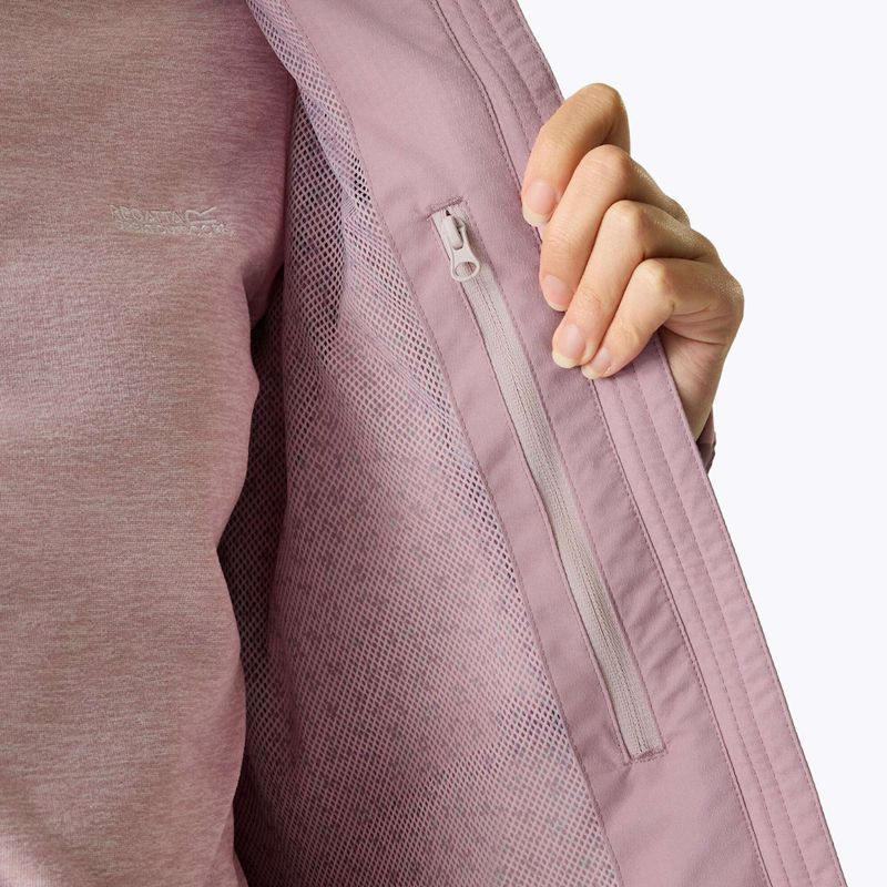 Куртка дощовик жіноча REGATTA Hamara IV powder lilac 6