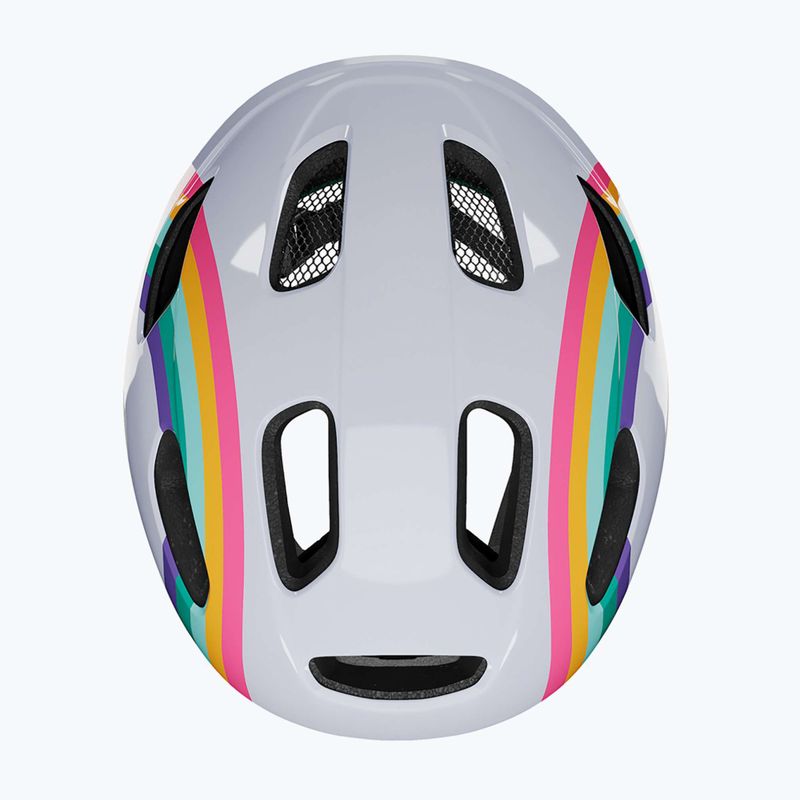 Шолом велосипедний дитячий Lazer Pnut 2.0 KinetiCore rainbow 6