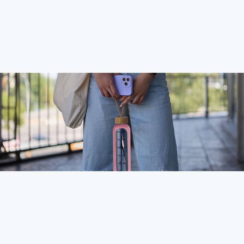 Пляшка KiCA Hydro 1000 мл pink 4