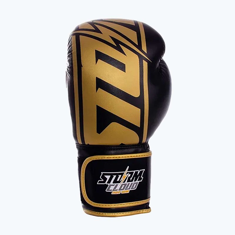 Рукавиці боксерські StormCloud Bolt 2.0 black/gold 3
