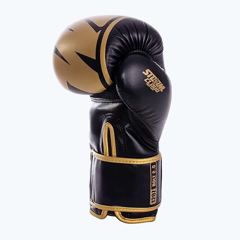 Рукавиці боксерські StormCloud Bolt 2.0 black/gold 5
