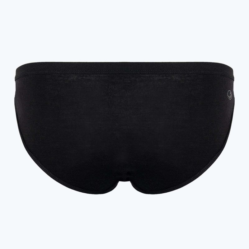 Термотруси жіночі Brubeck HI00043A Hipster Comfort Cotton чорні 2