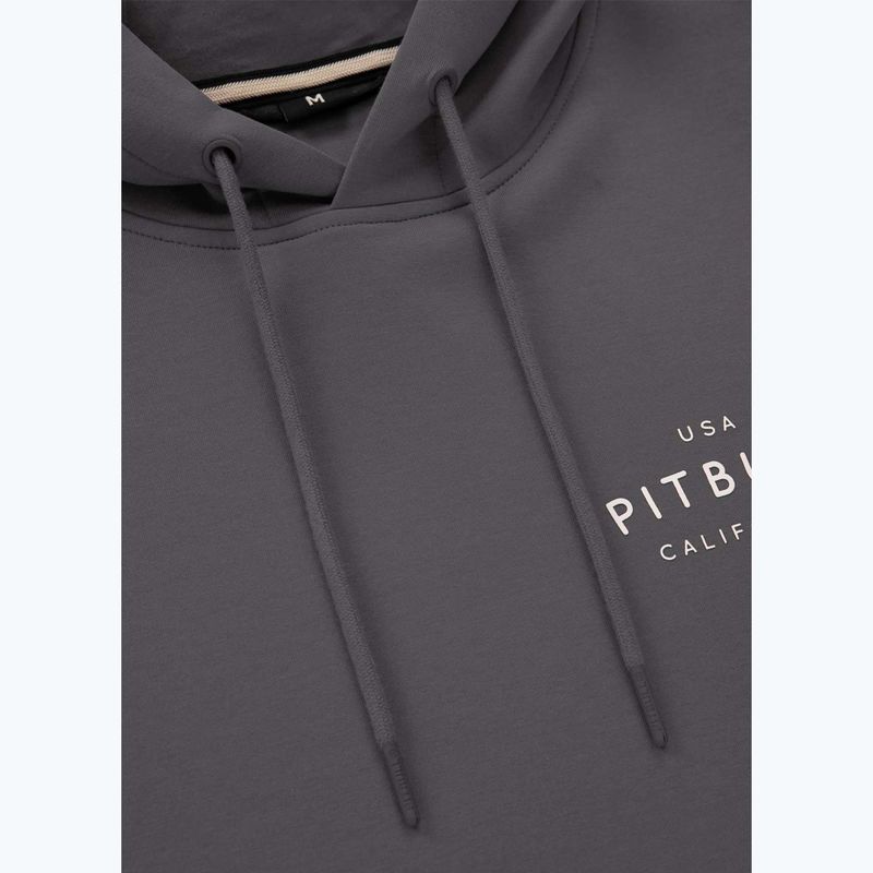 Кофта чоловіча Pitbull Sampson Hooded Sweatshirt graphite 8