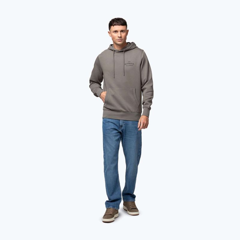Кофта чоловіча Pitbull Sampson Hooded Sweatshirt taupe 2