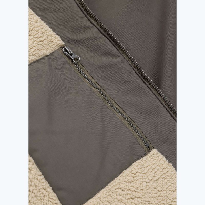Куртка зимова чоловіча Pitbull Elkwood 3 Sherpa Hooded taupe 11