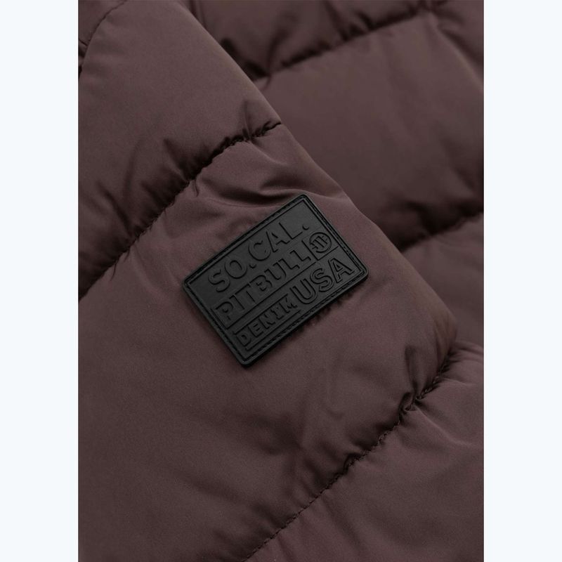 Куртка зимова жіноча Pitbull Amalia Padded Hooded dark chocolate 9
