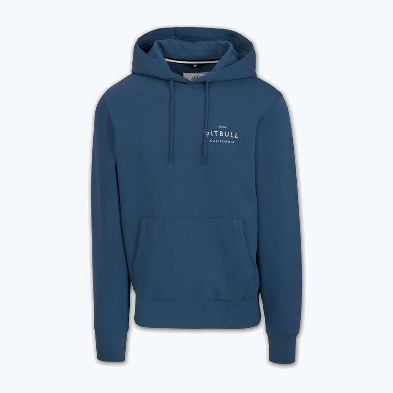 Кофта чоловіча Pitbull Sampson Hooded Sweatshirt petrol blue 5