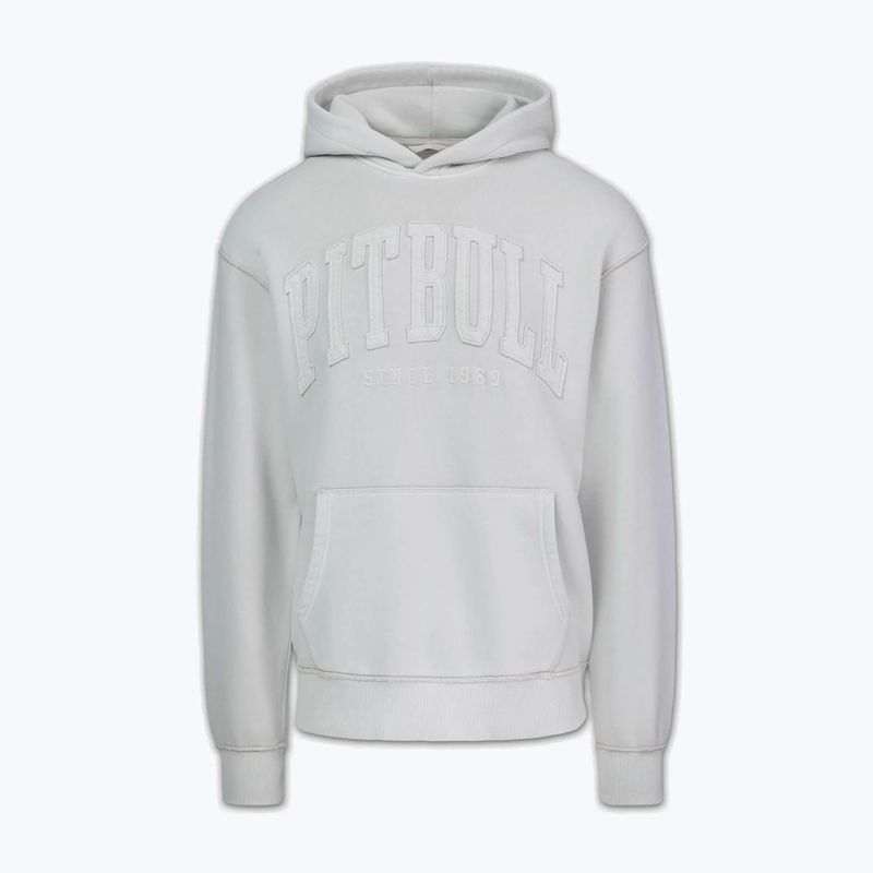 Кофта чоловіча Pitbull Orlando Hooded white stone 4