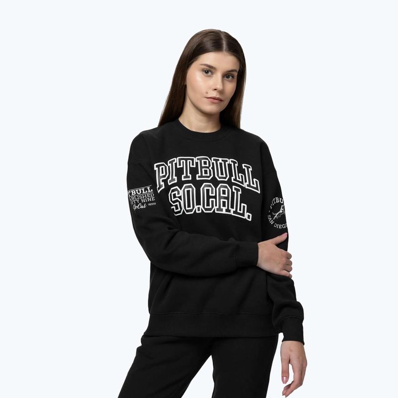 Кофта жіноча Pitbull Crewneck Fiora black/black 4