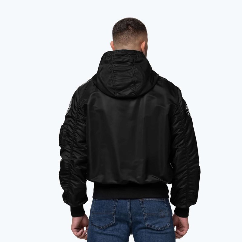 Куртка чоловіча Pitbull Aero Flight Hooded black 3