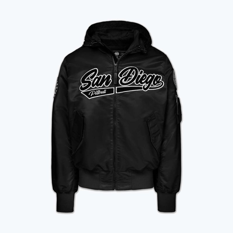 Куртка чоловіча Pitbull Aero Flight Hooded black 6