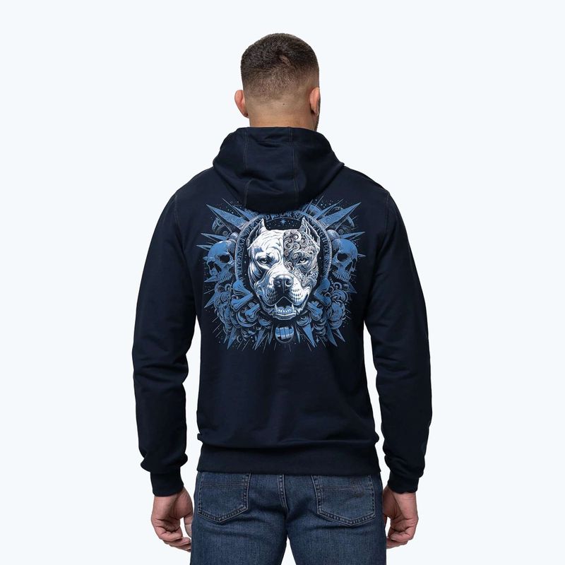 Кофта чоловіча Pitbull World Sweatshirt Hooded dark navy 3