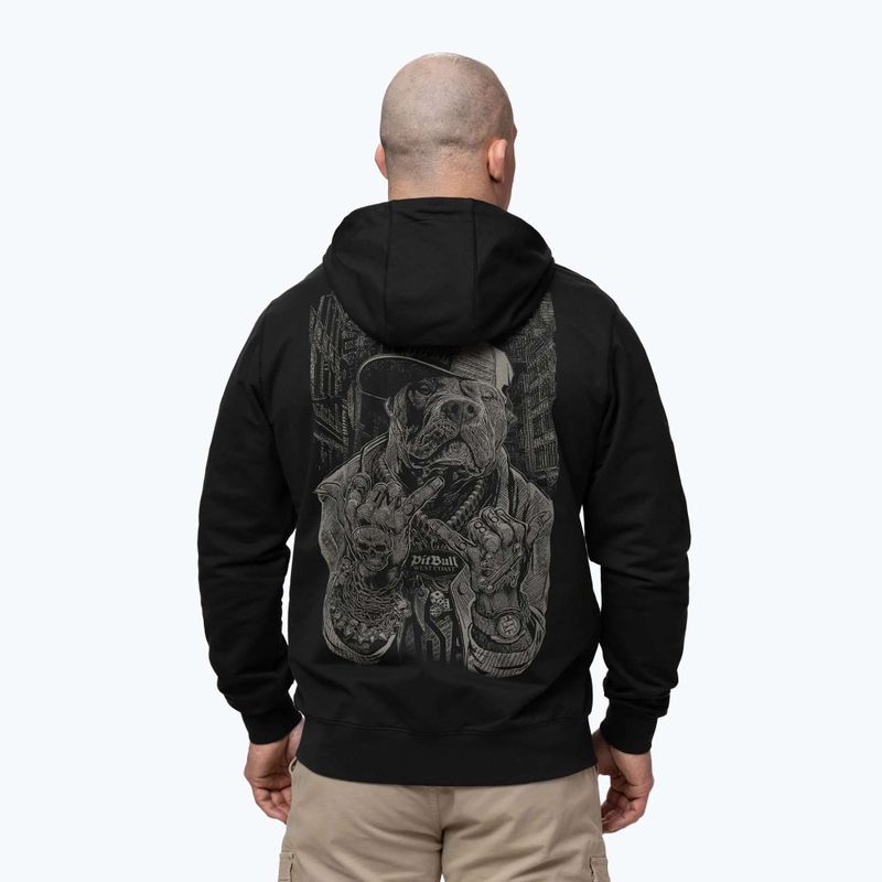 Кофта чоловіча Pitbull USA Hooded Zip black 3