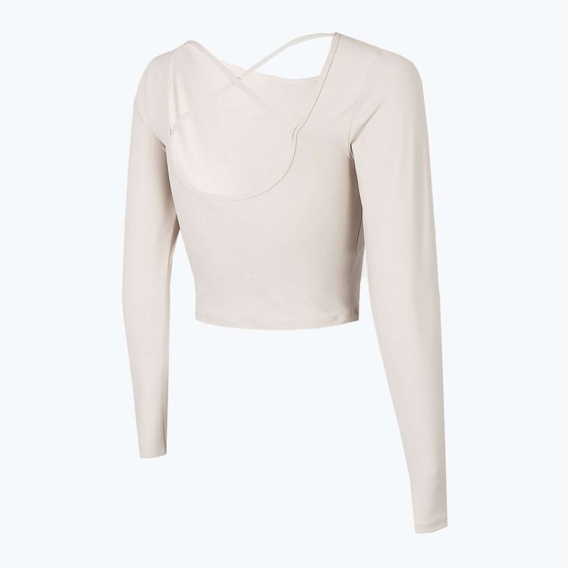 Топ для йоги жіночий 4F TSDL019 LS beige 4