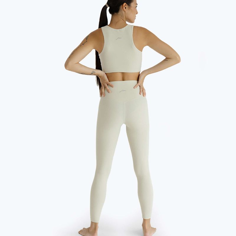 Легінси для йоги жіночі JOYINME Unity Ribbed 7/8 buttercream 7