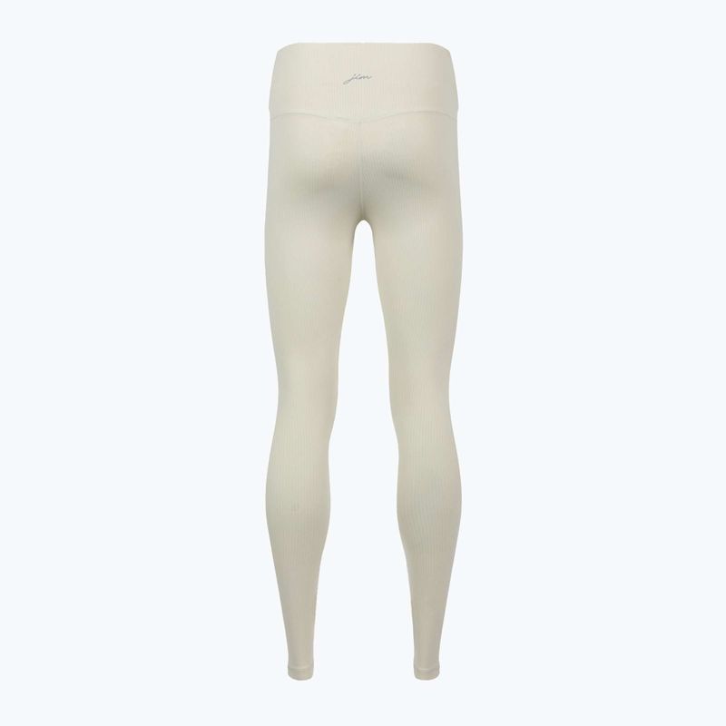 Легінси для йоги жіночі JOYINME Unity Ribbed 7/8 buttercream 9