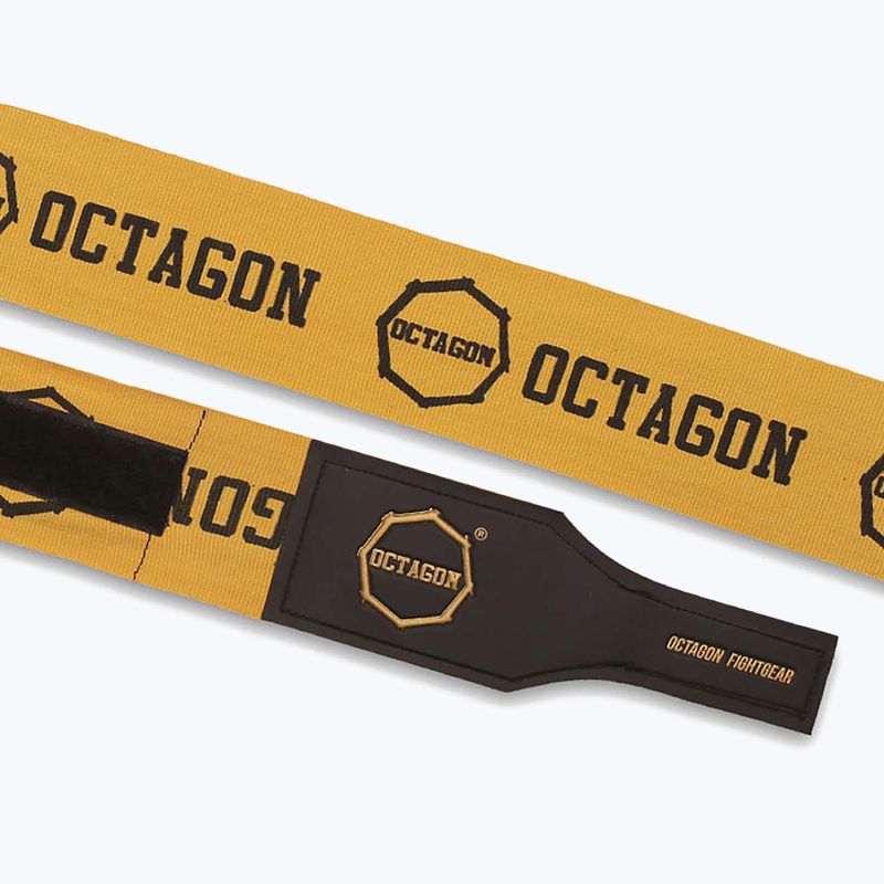 Бинти боксерські Octagon Fightgear Supreme Printed 300 cm gold 3