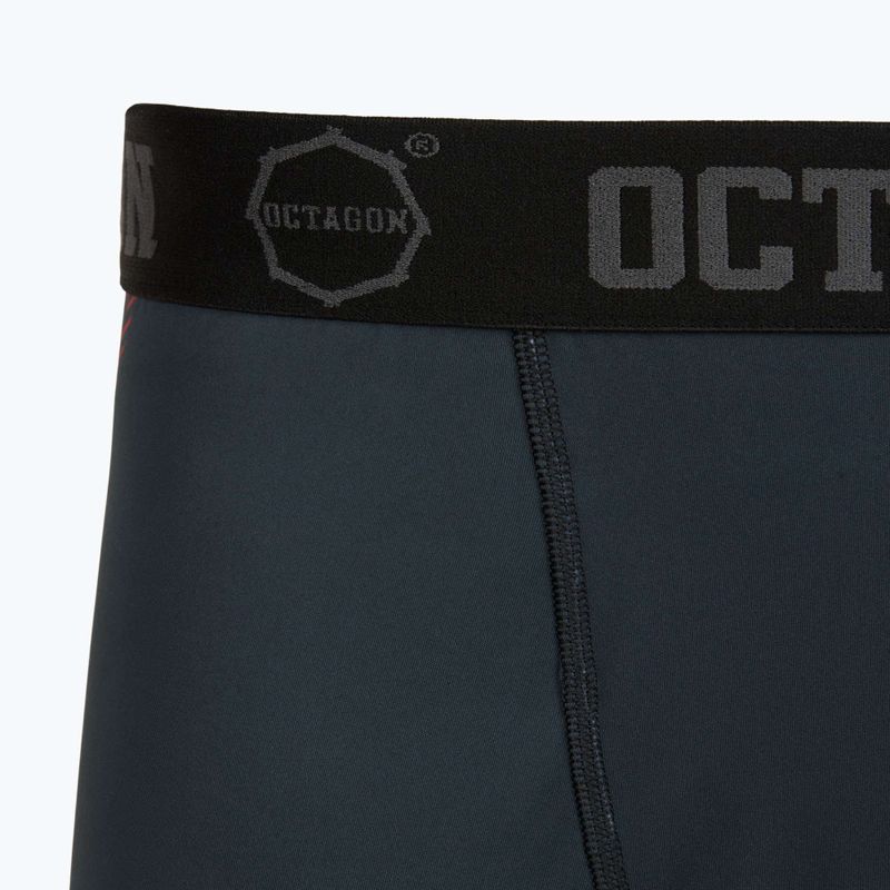 Шорти для тренувань чоловічі Octagon Legion Escape black/red 3