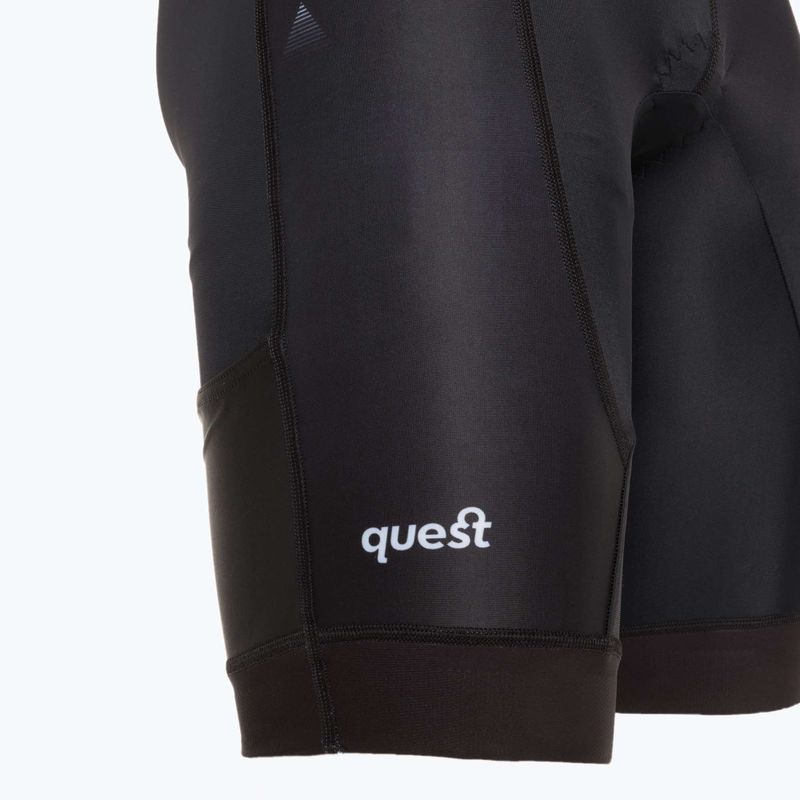 Чоловічий триатлонний костюм Quest Aerofit Base чорний 4