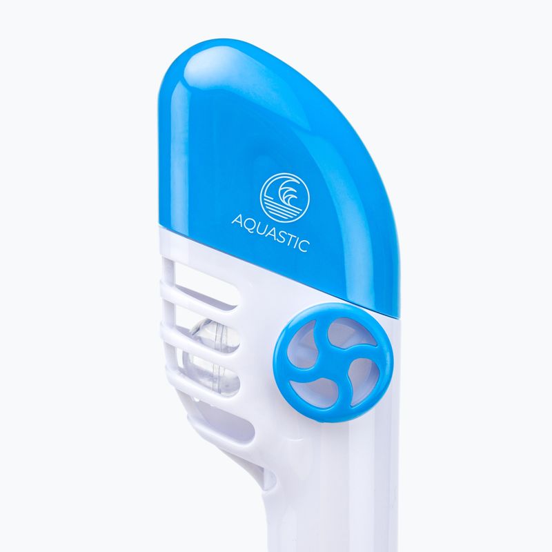 Повнолицева маска для снорклінгу дитячаAQUASTIC SMK-01N блакитна 6