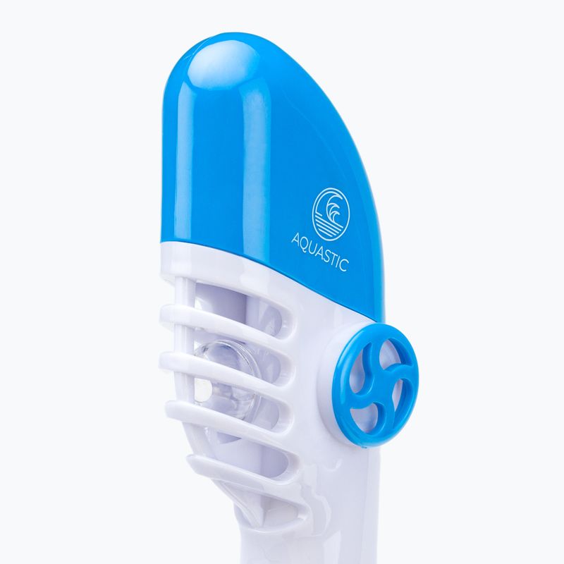 Повнолицева маска для снорклінгу дитячаAQUASTIC SMK-01N блакитна 7