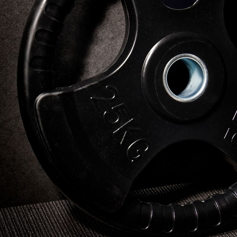 Диск чавунний прогумований XTREXO чорний RW25 25 кг 6