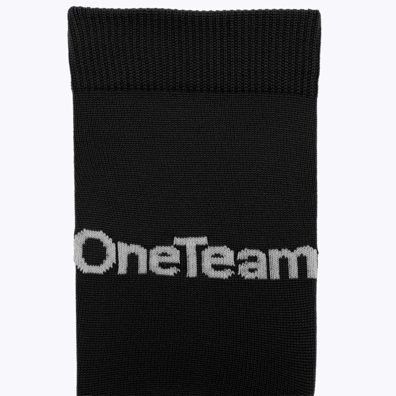 Дитячі футбольні шкарпетки OneTeam Precision football socks набір 2-pack чорний 3