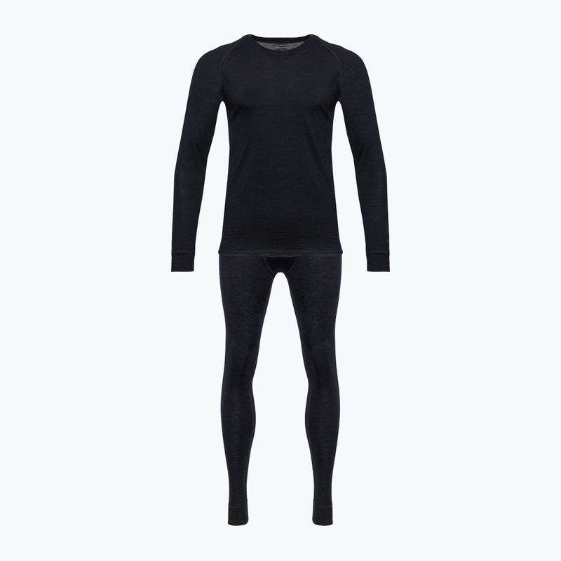 Комплект термобілизни чоловічий WOOLCANO Merino SET0540 чорний 10