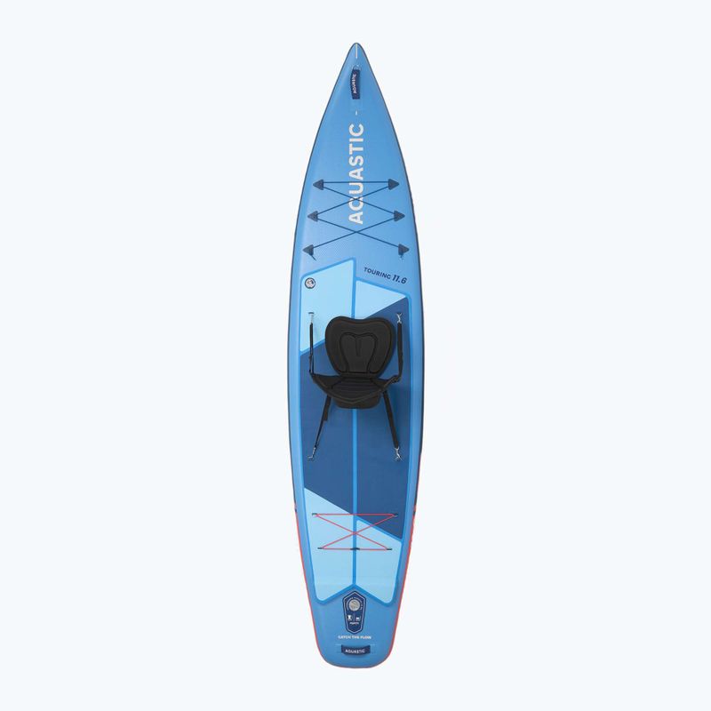 Набір дошка SUP надувна AQUASTIC Touring 11'6" синій 3