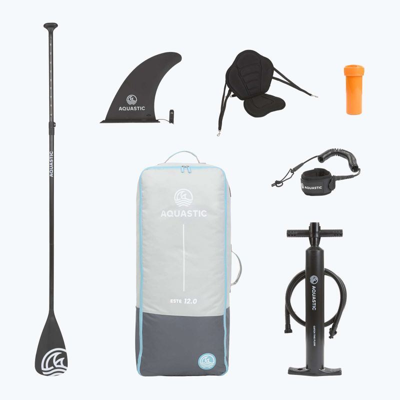 Набір дошка SUP надувна AQUASTIC Touring 11'6" синій 20