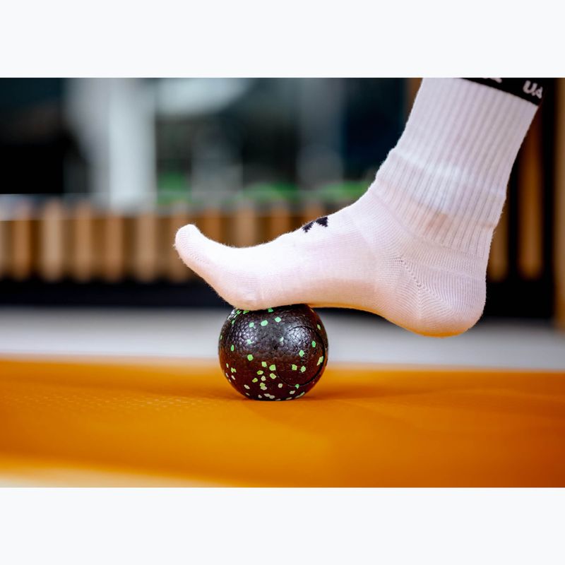 М'яч для масажу XTREXO TRX-MSB008 8 см чорний/зелений 5