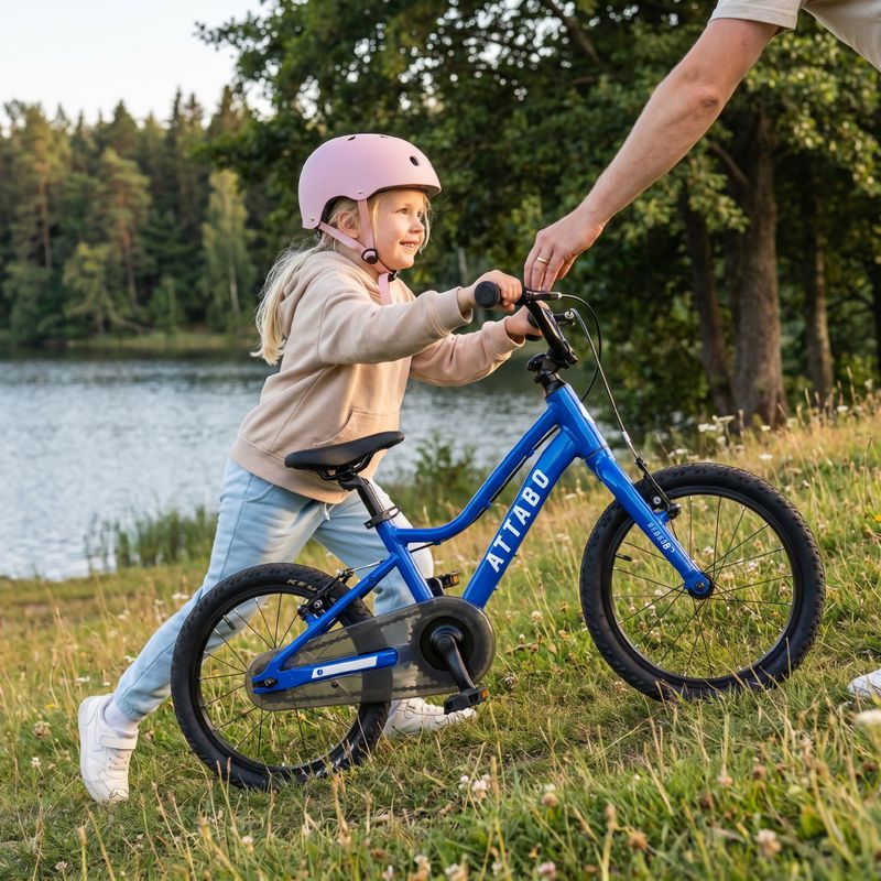 Дитячий велосипед ATTABO EASE 16" синій 3