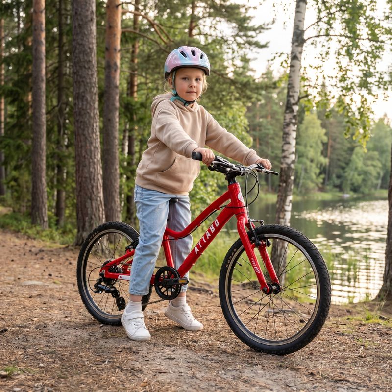 Дитячий велосипед ATTABO EASE 20" червоний 5