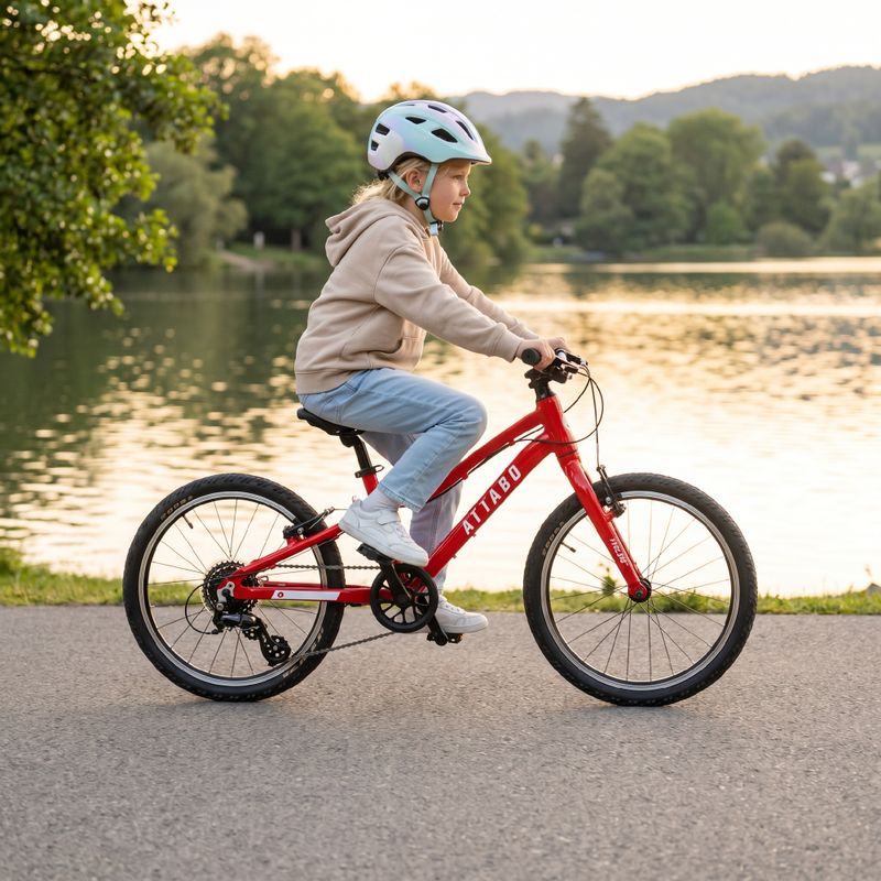 Дитячий велосипед ATTABO EASE 20" червоний 6