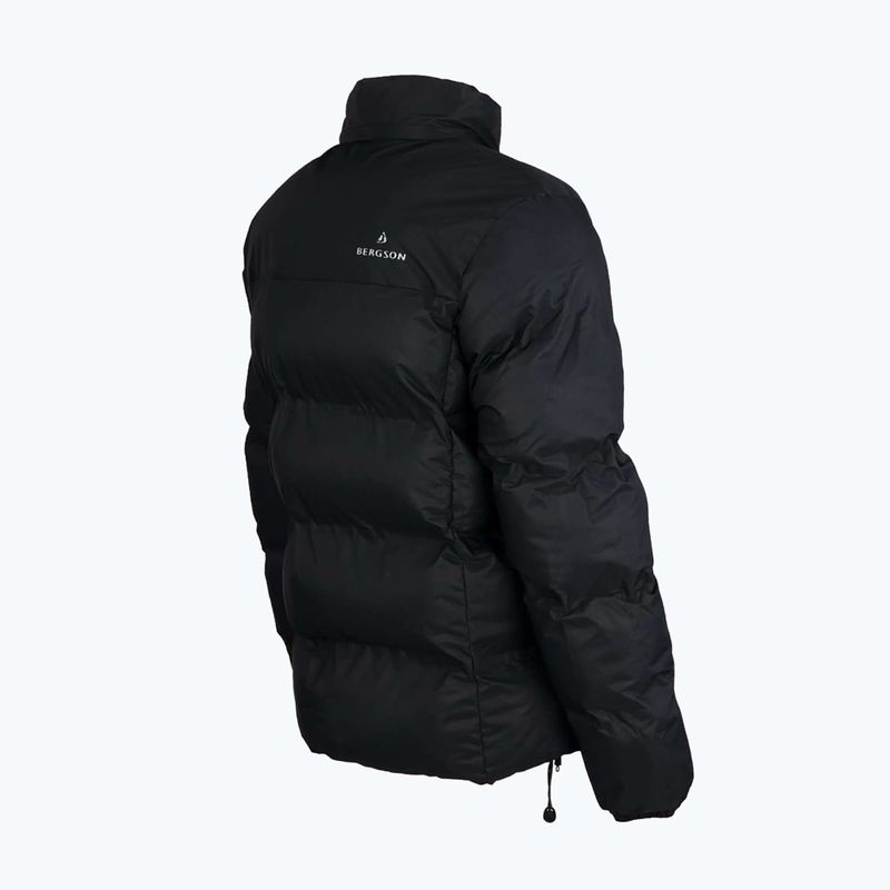 Чоловіча утеплена куртка BERGSON Snowy Wolf Micro-Therm чорна 2