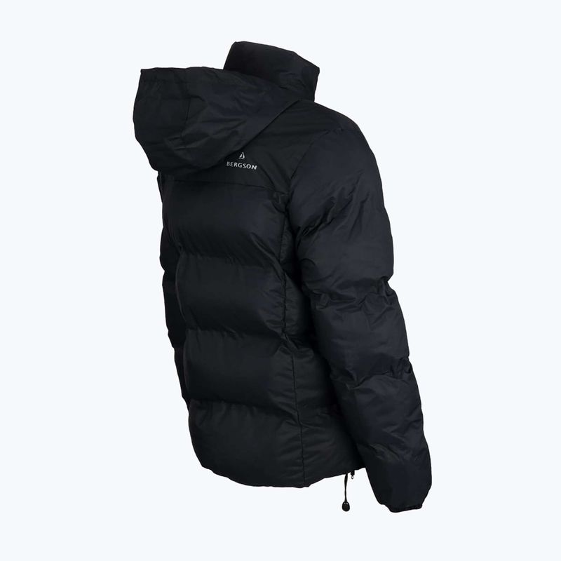 Чоловіча утеплена куртка BERGSON Snowy Wolf Micro-Therm чорна 4