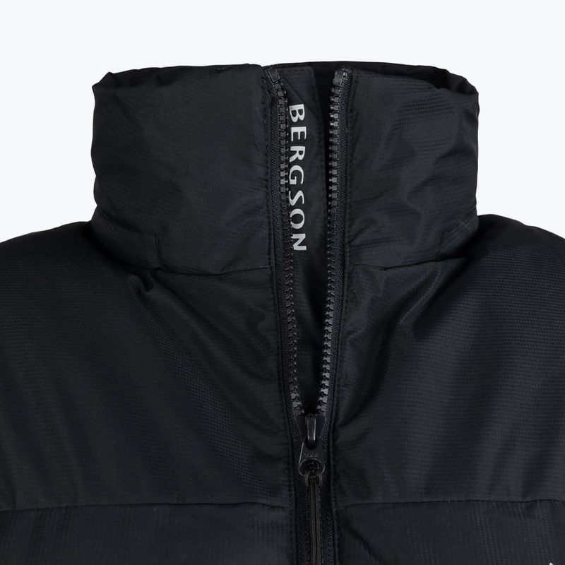 Чоловіча утеплена куртка BERGSON Snowy Wolf Micro-Therm чорна 5