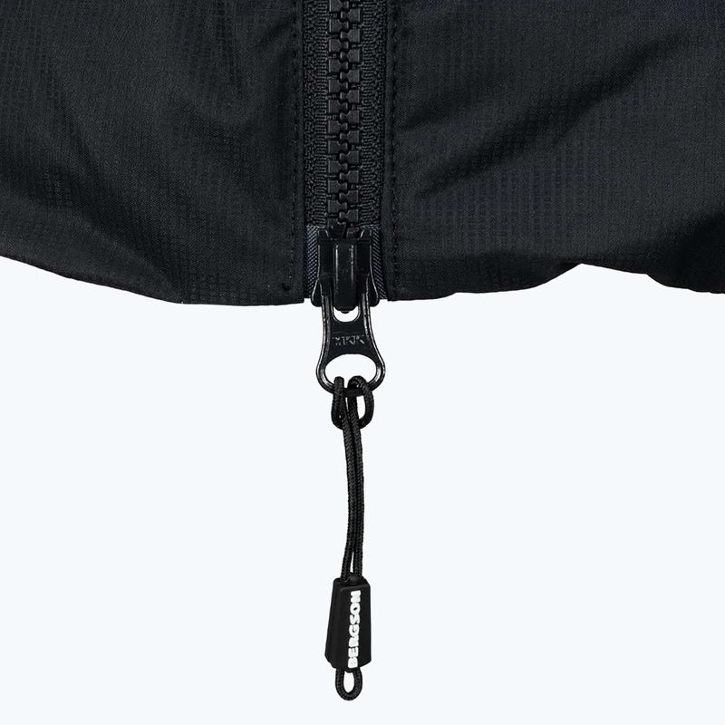 Чоловіча утеплена куртка BERGSON Snowy Wolf Micro-Therm чорна 6