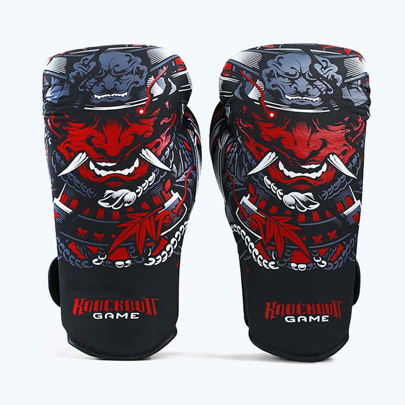 Рукавиці воксерські Ground Game "Samurai" чорні 21BOXGLOSAM10 4