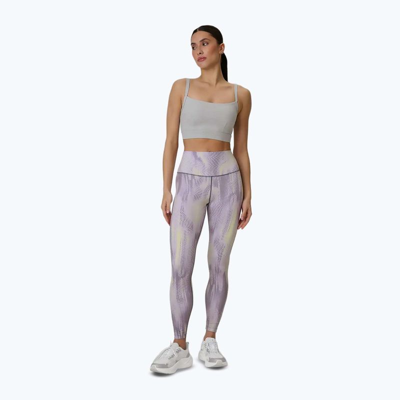 Легінси для тренувань жіночі 4F Solar Punk FNK F454 light yellow allover 2