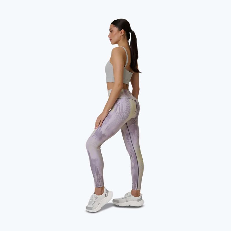 Легінси для тренувань жіночі 4F Solar Punk FNK F454 light yellow allover 4