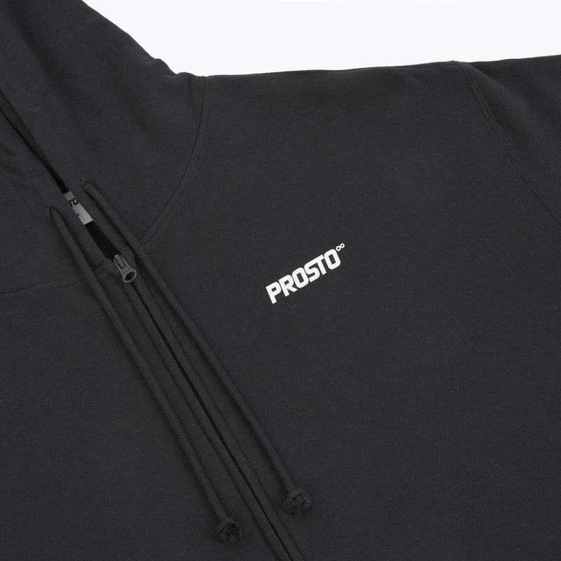 Кофта чоловіча PROSTO Hoodie Logo Zip black 3