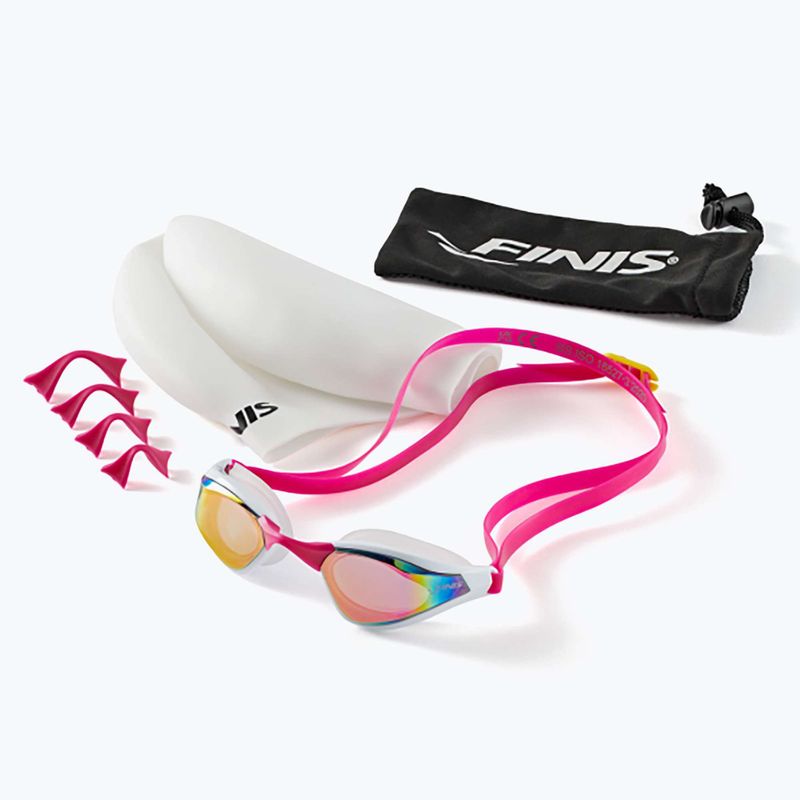 Окуляри для плавання FINIS Mach 1 Racing pink opal 2